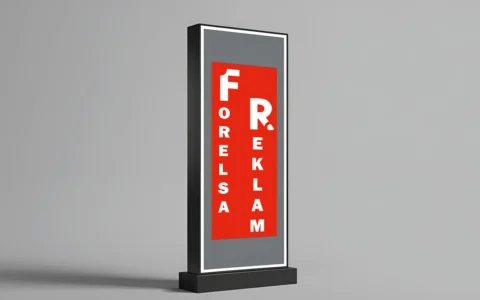 İzmir çift yön ışıklı yol tabelası