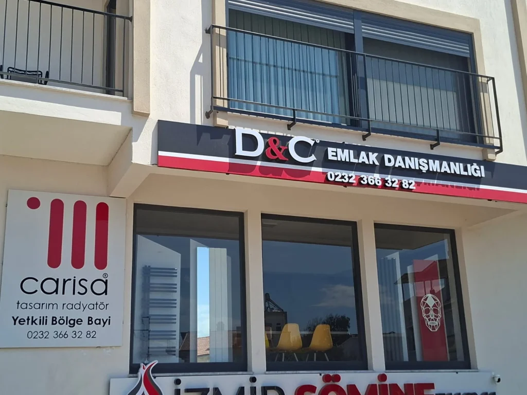 İzmir kompozit kutu harf tabela