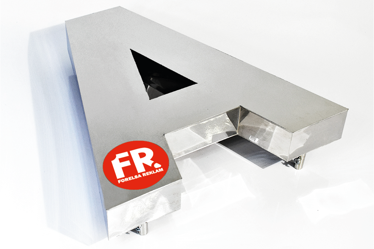 İzmir kutu harf tabela