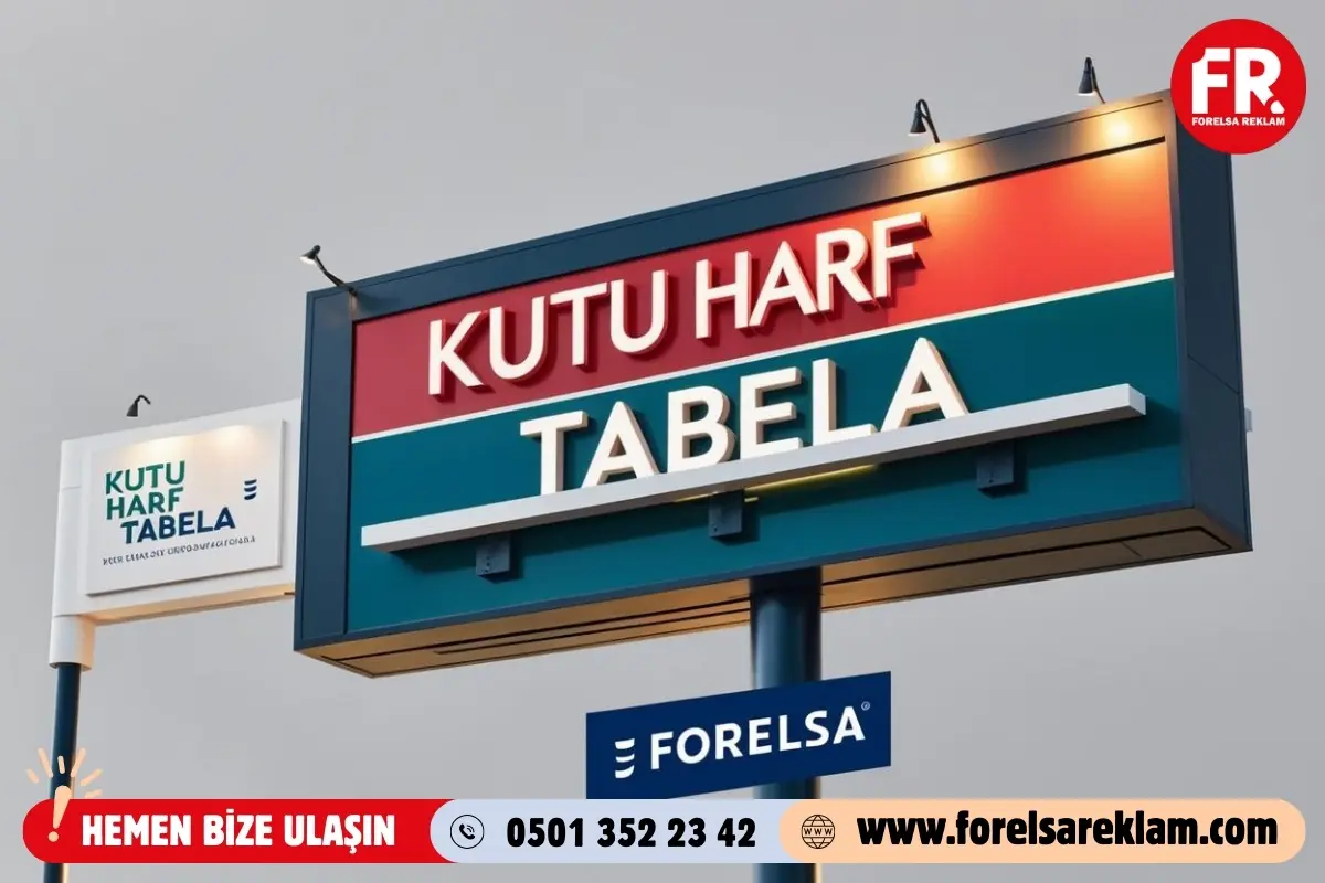 Kutu Harf Tabela ile Şirketinizin Profesyonel İmajını Yansıtın