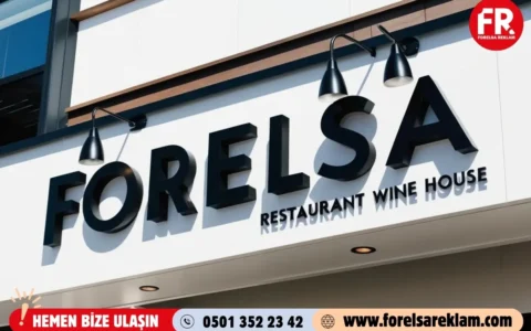 Restoran ve Mağaza Tabelaları ile Markanızı En İyi Şekilde Temsil Edin