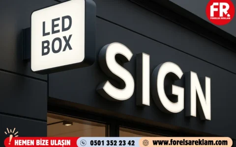 Led Box ve Işıklı Harflerde Enerji Verimliliği