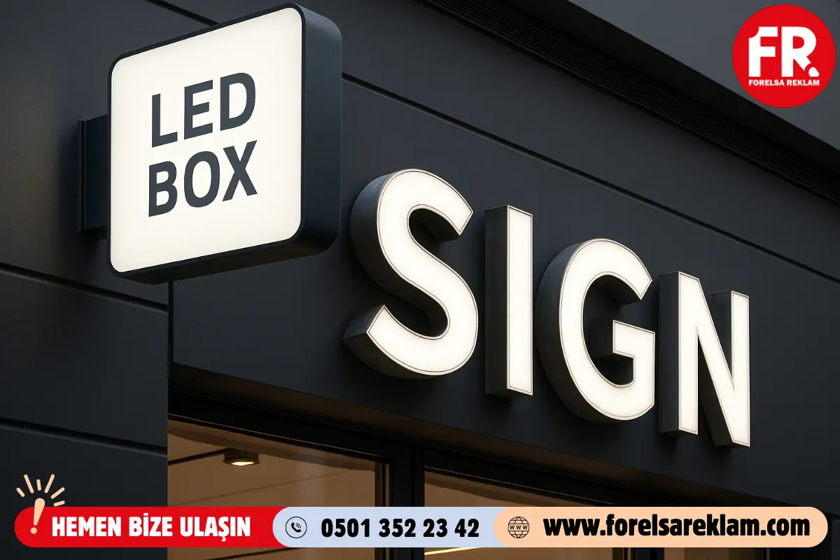 Led Box ve Işıklı Harflerde Enerji Verimliliği