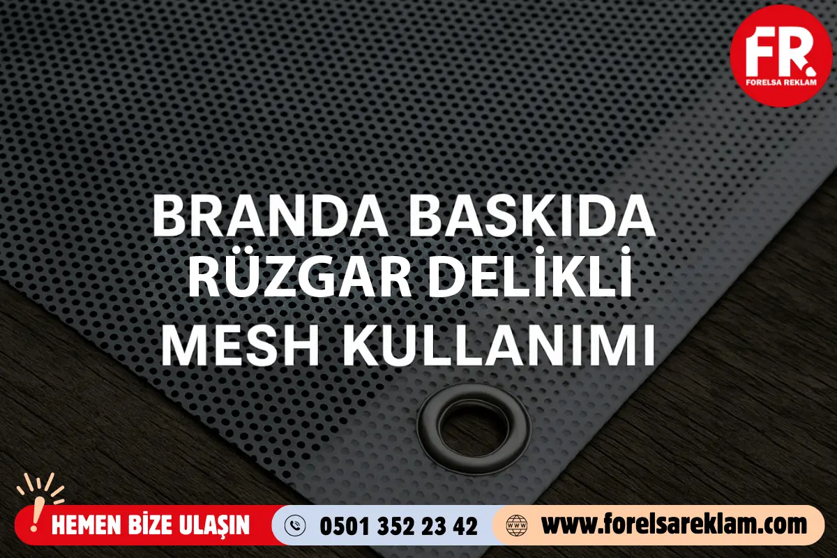 Branda Baskıda Rüzgar Delikli Mesh Kullanımı 1 Branda Baskıda Rüzgar Delikli Mesh Kullanımı Branda Baskıda Rüzgar Delikli Mesh Kullanımı