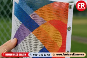 Branda Baskıda Rüzgar Delikli Mesh Kullanımı