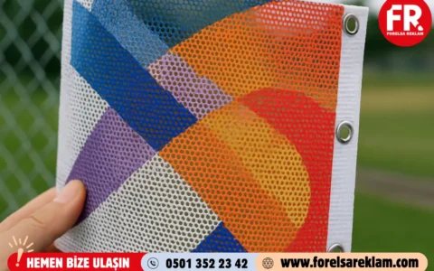 Branda Baskıda Rüzgar Delikli Mesh Kullanımı