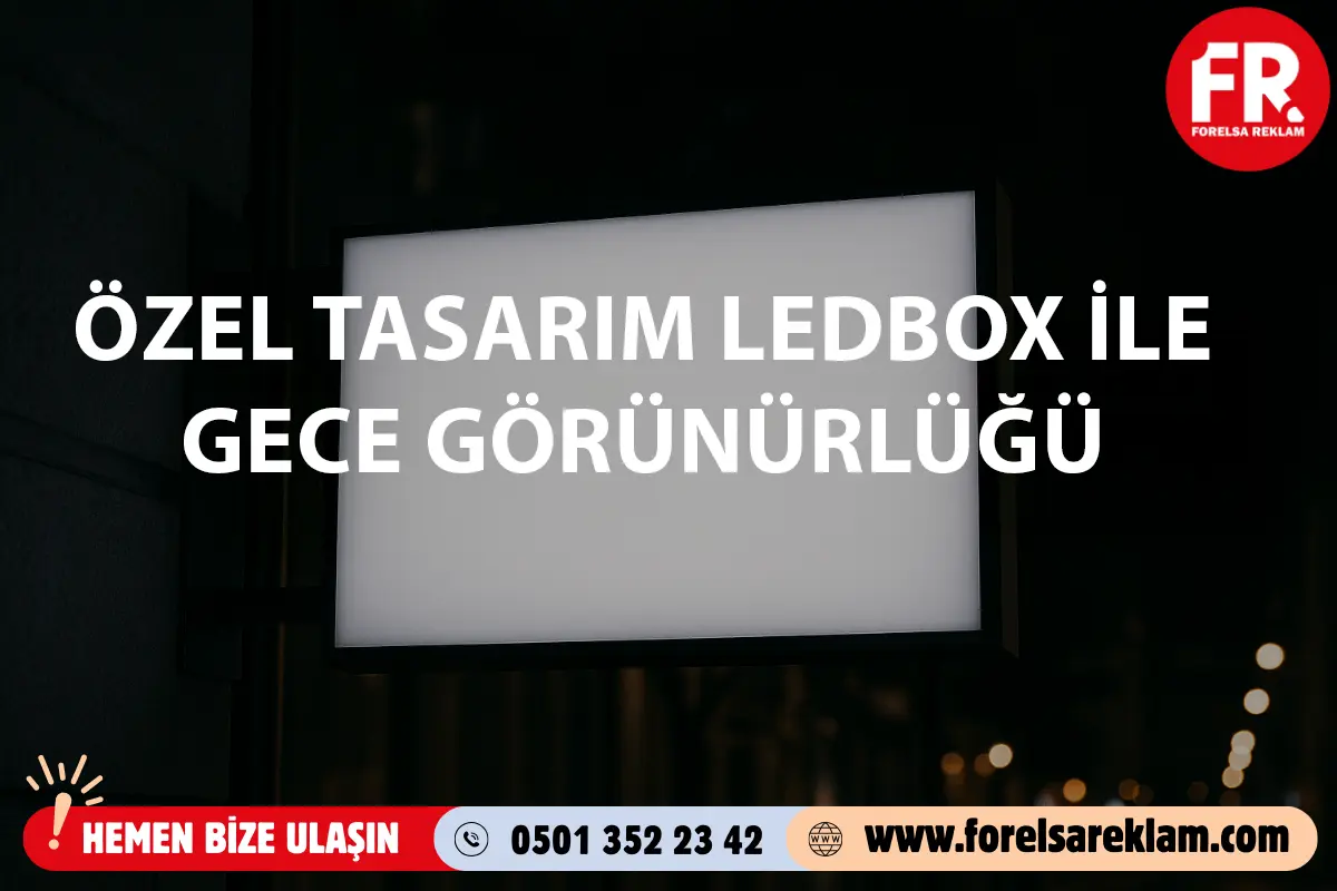 Özel Tasarım Led Box ile Gece Görünürlüğü