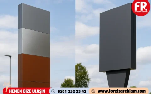 Totem ve Pilon Tabelalarda Malzeme Seçimi