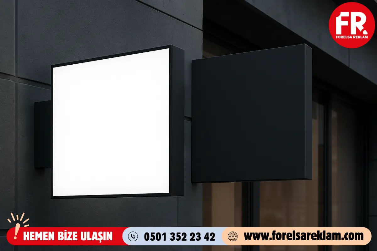 Işıklı ve Işıksız Tabela Farkları ve Kullanımı